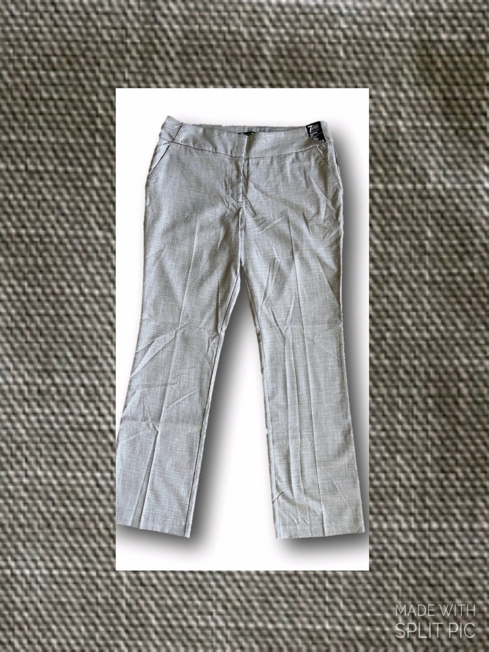 New York & Company 7th Avenue Modern Fit Barely Bootcut Trousers in Oatmeal